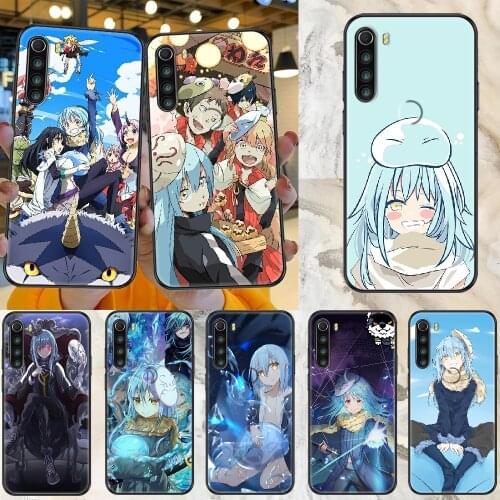 Tensei Shitara Slime Datta Ken Phone case For Xiaomi Redmi Note 7 7A 8 8T 9 9A 9S 10 K30 Pro Ultra black pretty back trend Etui