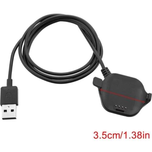 USB Charger Dock Station Cradle Cable for Garmin Forerunner 25 Watch Size L/S