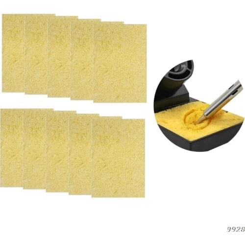 High Temperature Resistant Soldering Iron Replacement Sponges Welding Solder Tip Cleaning Pads for Soldering Debris Cleaning