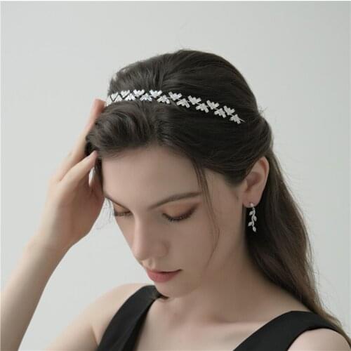 2021 New Luxury Baroque Rhinestone Bridal Crown Tiaras Zircon Crystal V Shape Bride Headbands Wedding Hair Accessories Gift