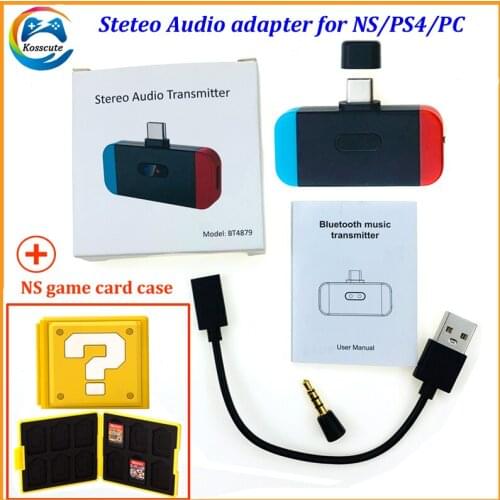 1PCS-2PCS New Bluetooth Wireless Adapter Transmitter Converter Headphones Headset For Nintend Switch PS4 Laptop PC Accessories