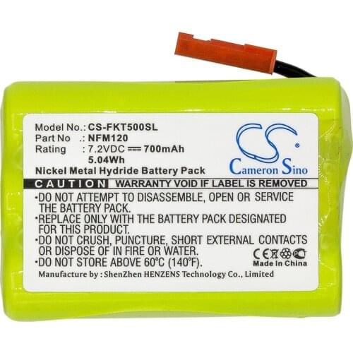 Cameron Sino 700mAh Battery for Fluke FiberInspector,Mini FT500,NFM120