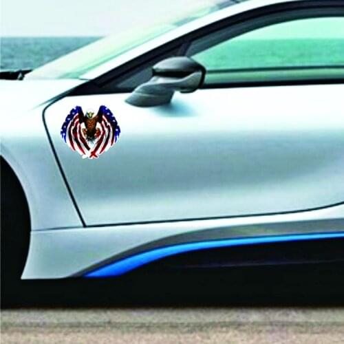 Aliauto Car Stickers Accessories Flag Eagle Graffiti Skull Universal Decal Decoration for Chevrolet Honda Smart Mini Audi Mazda