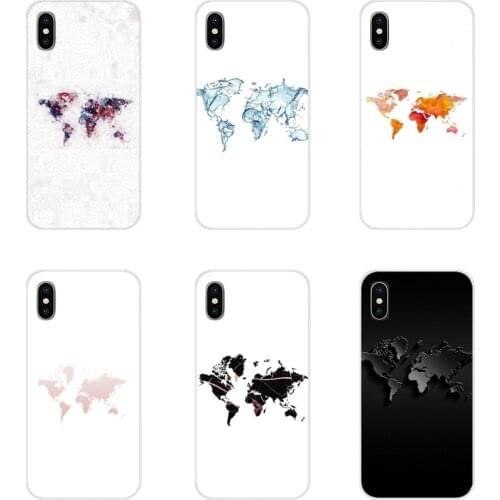 Travel in the world map Accessories Phone Shell Covers For Xiaomi Mi4 Mi5 Mi5S Mi6 Mi A1 A2 A3 5X 6X 8 CC 9 T Lite SE Pro