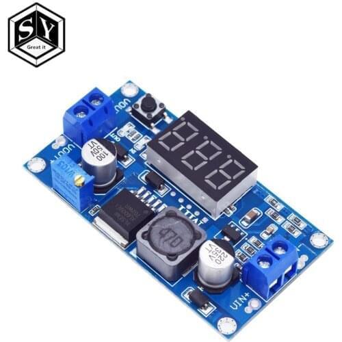 DC-DC XL6009 Digital Boost Step Up Power Supply Module Adjustable 4.5-32V to 5-52V Step-up Voltage Regulator With LED Voltmeter