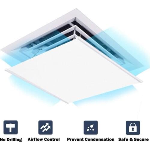 Air Deflector Adjustable Reusable Air Deflector for Ceiling Vents Home HVAC, AC and Ceiling Registers Air Conditioner Deflector