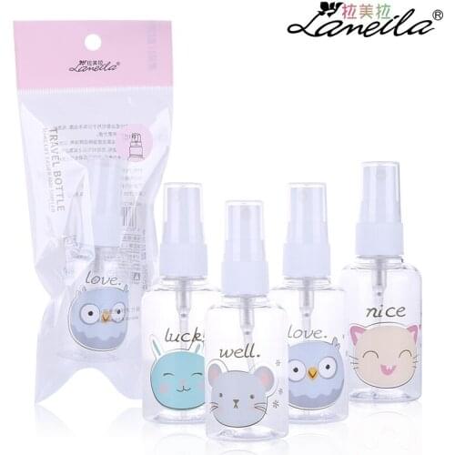 Travel Spray Bottle Single Pack Wholesale 30/50/70/100ml Perfume Bottle Makeup Refillable Plastic Fine Mist Pump Cosmetics Tool