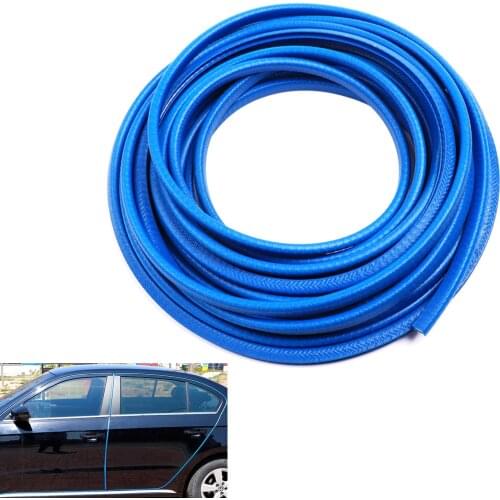 Car Door Edges Guards Cover U-Shaped Rubber Seal Protector Auto Flexible Anti-Collision Door Edges Trim Protection Strips