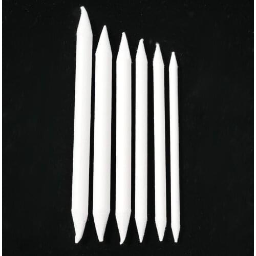 6pcs Blending Smudge Tortillon Stump Sketch 6 Sizes Art Drawing Tool Pastel New