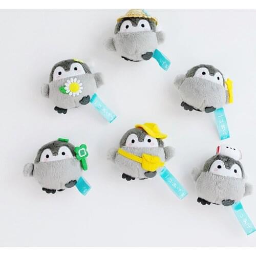 Kawaii Koupen Chan Penguin Plush Toy Cartoon Anime Plush Brooch Doll Cute Animal Keychain Bag Pendant Stuffed Toy Gift for Girls