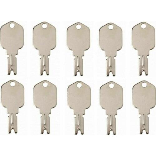 10 Forklift Ignition Keys for Clark Crown Gradall Gehl For Hyster For Komatsu Yale #166