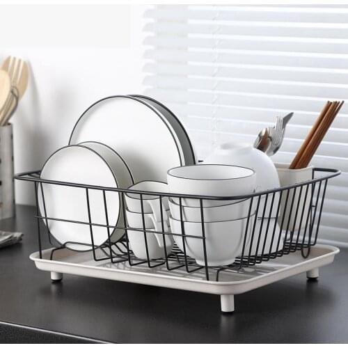 Egouttoir Vaisselle Rangement Cuisine Organisateur Stainless Steel Dish Organizador Cozinha Cocina Kitchen Storage Rack Holder