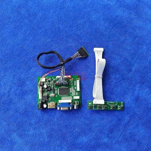 LVDS 40 Pin 1366*768 panel 60Hz WLED VGA AV HDMI-compatible LCD monitor controller board Fit B116XW01/B116XW02/B116XW03 DIY Kit