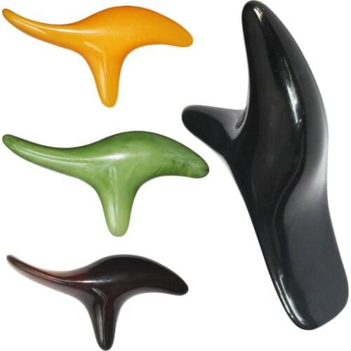 Body Relaxation Blood Circulation Natural Resin Massager Trigeminal Plantar Body Acupoint Massage Therapy Tool SPA Therapy