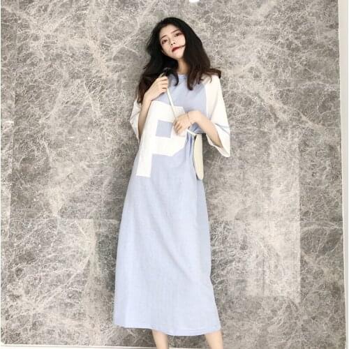 Свободные летние платья MISS Feb Plum China At AliExpress