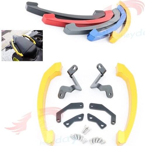 Motorcycle handlebars rear seat pillows passenger handrails Passenger Grab Rail For yamaha MT 07 MT07 2014 2015 2016 2017