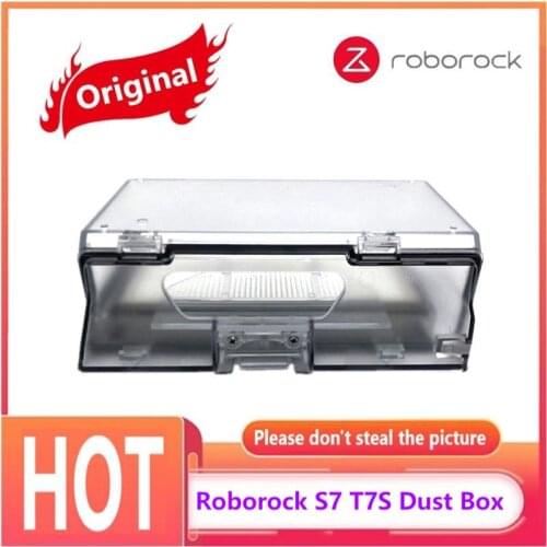 Original Roborock S7 S7MAXV T7S T7S PLUS Robot Vacuum Cleaner Dust Box Filter Spare Part