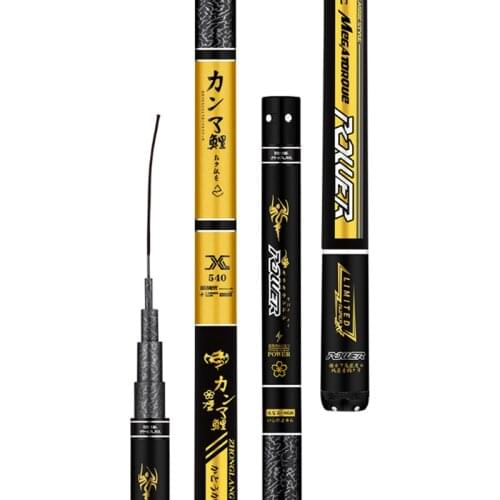 Super hard carbon fiber hand fishing rod 3.6M/3.9M/4.5M/5.4M/6.3M/7.2M/8M/9M/10M Super light stream telescopic fishing rod