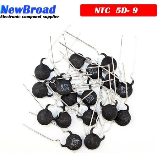20pcs Thermistor Resistor NTC 5D-9 Thermal Resistor