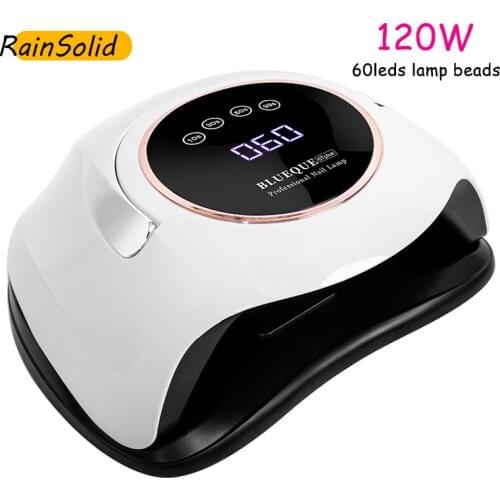 5T 180W Nail Dryer UV LED Lamp 60 LEDs Manicure Lamp for Curing All Gel Semi-permanent Varnish Professional Nail Salon Equipment