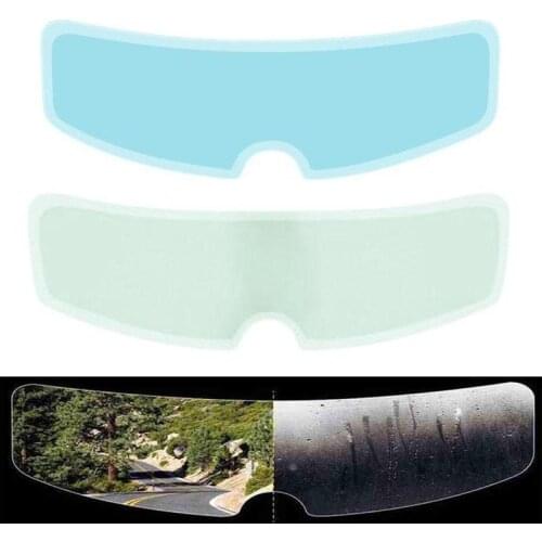 Universal Motorcycle Helmets Anti-fog Patch Visor Lens Helmet Lens Protective Film for Against UV Rain Motorcycle Accessories