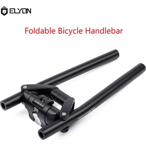 Cycling Adjustable Fixe Fixed Gear Bike Handlebar Foldable Handle Bar 25.4mm Quick Release QR Ergotec Folding Rest TT Handlebar