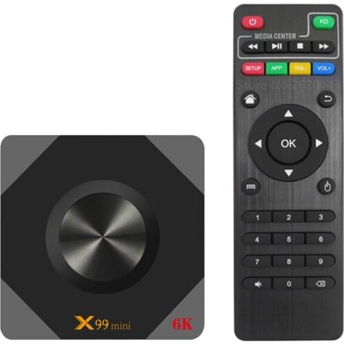 X99 MINI Android 9.0 Smart TV BOX Allwinner H6 Quad Core Support 6K Image Decoding 2.4G&5G WIFI Set Top Box Media Player X99mini