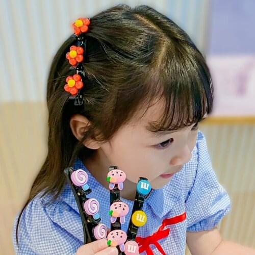 2/3 Pcs/Set New Baby Girls Cute Acrylic Cartoon Flower Fruit Ornament Hair Clips Children Sweet Hairpins Kids Hair Accessories