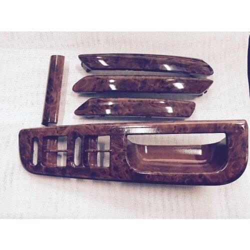 5 Pieces for VW Passat B5 Cherry Wood Door Handle Window Switch Bracket Control Panel Base Trim Cover 3B1 867 171 F