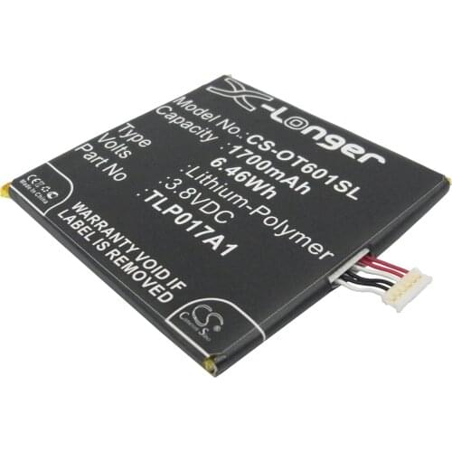 CS 1700mAh/6.46Wh battery for Alcatel IDOL 2 Mini,Idol Mini,One Touch Fire E,OT-6015A,OT-6015X,CAC1700001C,TLP017A1