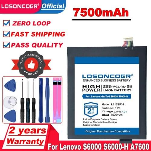 L12D2P31 L11C2P32 Tablet battery for Lenovo IdeaTad S6000 S6000-H A7600 A7600-HV A7600-F S6000L-F A10-80HC S600H S6000-F A7600-H