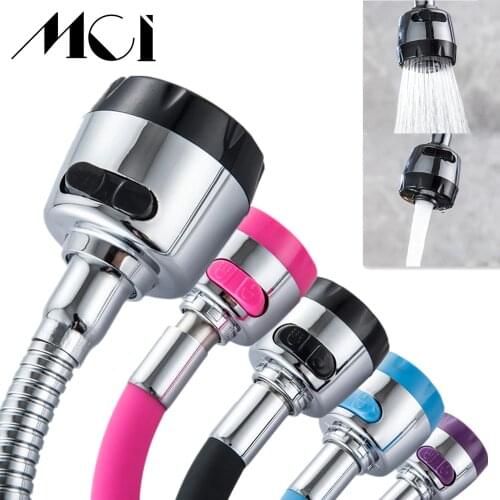 Free Shipping 360 Degree Rotation Sink Faucet Spout Kitchen Sink Faucet Pipe Fittings Single Handle Connection Mci