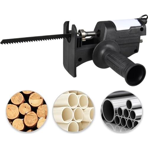 Electric Drill Modified To Electric Saws Reciprocating Saw Adapter Accessory Electric Saws Drill to Jig Saws Portable Wood Tool