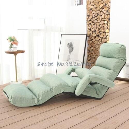 Lazy Sofa Single Foldable Dormitory Bed Chair Bay Window Chair Tatami Balcony Leisure Nursing Chair