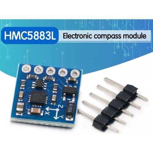 GY-271 HMC5883L 3V-5V Three 3 Triple Axis Magnetic Field Compass Magnetometer Sensor Module ForArduino IIC Board