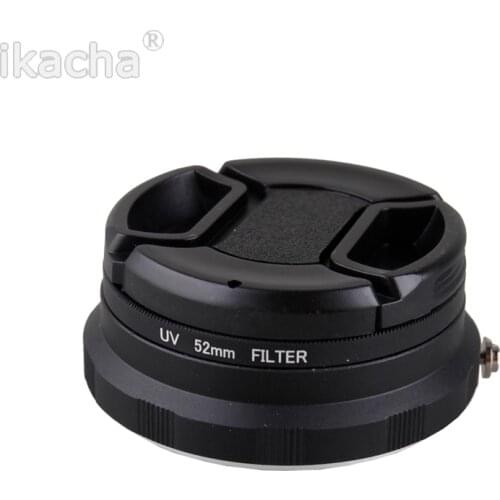 3 In1 Camera Macro Lens Reverse Adapter Protection Lens Cap+ 52mm UV Filter For Nikon D80 D90 D3100 D3300 D5100 D5300 D5500
