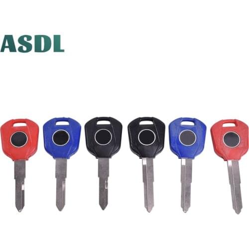 Motorcycle Uncut Blade Blank Key Embryo Left & Right Single Slot For Yamaha Uncut Blade Keys Chip #a