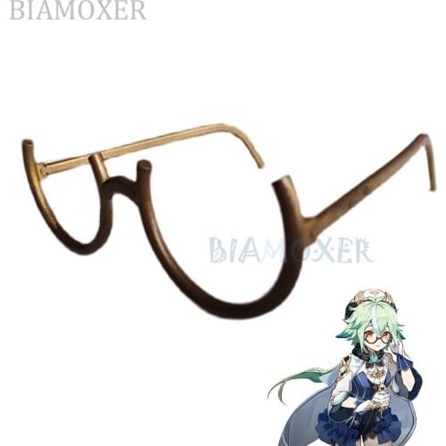 New Game Cosplays Genshin Impact Sucrose Glasses Cosplay Prop