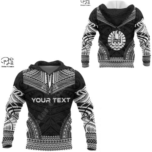 NewFashion French Polynesia Art Tahiti Country Flag Tribal Culture Retro Tracksuit 3DPrint Men/Women Autumn Colorful Hoodies B31