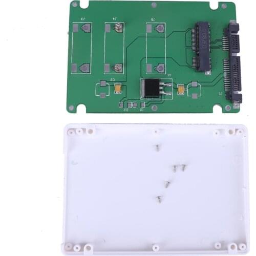 1pc SSD mSATA To 2.5 inch SATA 3 Adapter Converter Card with 2.5 inch Case