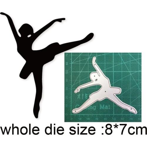 Craft dies Dancer Woman Metal Cutting Dies Embossing Die Cut Scrapbooking dies Paper Craft Knife Mould Blade Punch Stencils dies