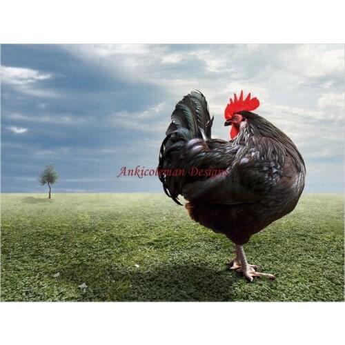 Needlework for embroidery DIY French DMC High Quality - Counted Cross Stitch Kits 14 ct Oil painting - Just a Chicken