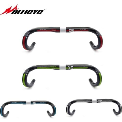 ULLICYC Road carbon Handlebar Bike Cycling Handlebar bicycle handlebar UD Carbon Bar Bike Accessories 440/420/400mm WB233