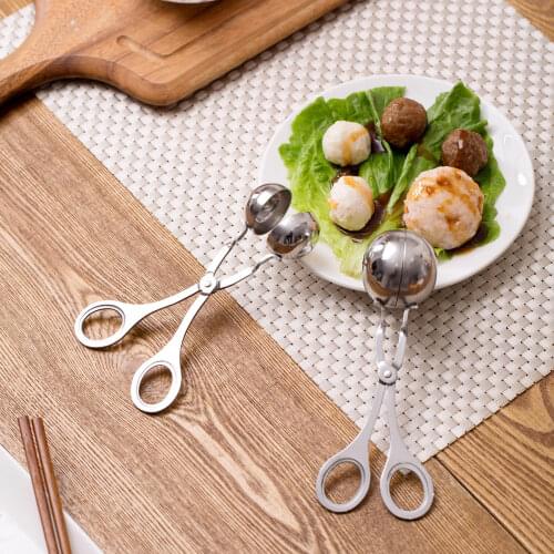 S/L Meat Ball Maker Stainless Steel Rice Ball Mould Kitchen Tools