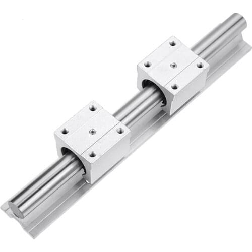 SBR12 12mm linear rail length 300mm 400mm 500mm 600mm 700mm 800mm linear guide with 2pcs SBR12UU linear bearing cnc router part