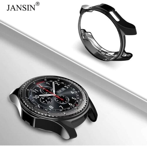 Watch Case For Samsung Galaxy Watch 46mm/42mm/Active 40mm Soft TPU Silicone Cover Case For Samsung Gear S3 Coque Fundas Capa