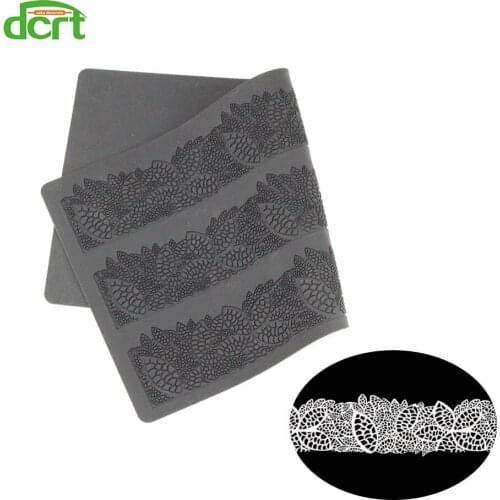 Flower Leaf Silicone Cake Mold Sugar Silicone Lace Mat Cake Decorating Tools Fondant Mould Embossing Mat