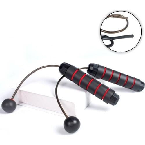 KoKossi Steel Wire Skipping Rope Weight-bearing Outdoor Training Body Building Protable Fitness Equipment Indoor Jumpimg Rope