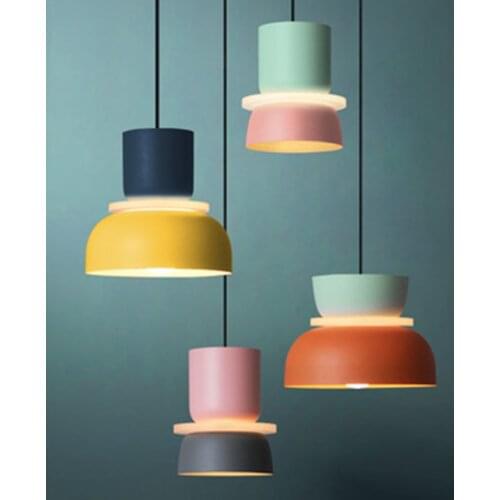 Modern Pendant Light Nordic Designer Hanglamp For Bedroom Dining Room Bar Decor Home Loft Lamp E27 Aluminum Luminaire Suspension