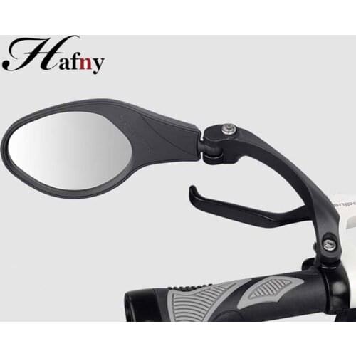 Bike Rear view Mirror Hafny Unbreakable Rotatable Safety Back Review Stainless Aluminum Flexible Side Mirror